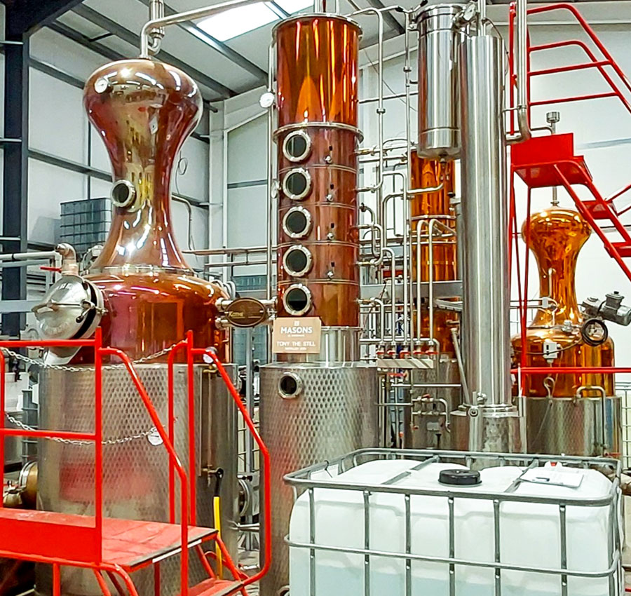 Masons of Yorkshire Gin & Vodka Distillery